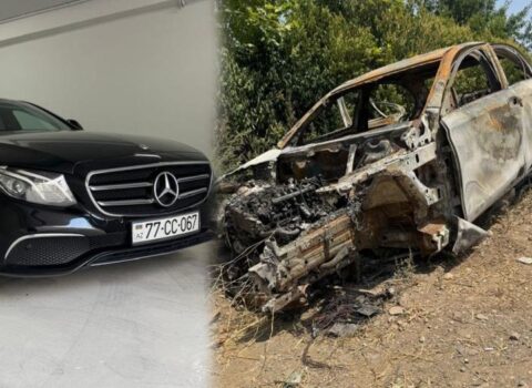 5 ilin “Mercedes”i yanıb kül oldu, sahibi şikayətçidir – VİDEO