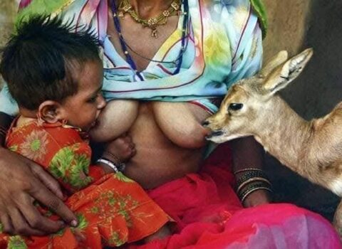 Dünyanın ən mərhəmətli xalqı – Onlar maral balalarını öz övladı kimi böyüdür – FOTOLAR