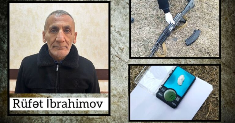 Ucarda saxlanılan şəxsdən odlu silah və narkotik vasitə aşkarlandı Ucarda saxlanılan şəxsdən odlu silah və narkotik vasitə aşkarlandı