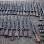 Polis iki gündə 26 avtomat, 11 tüfəng, 26 qumbara aşkarlandı