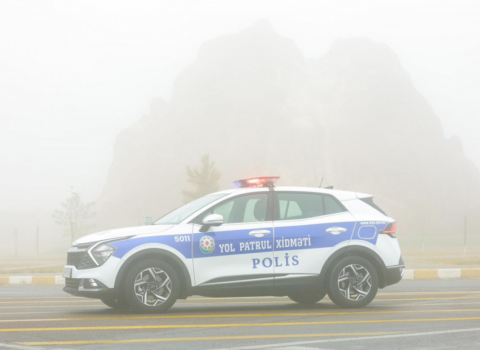 Yol polisi dumanlı hava ilə bağlı çağırış edib