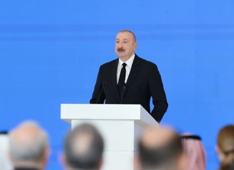 Prezident açılışda çıxış etdi – TAM MƏTN