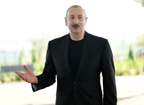 lham Əliyev Ağdərəyə getdi