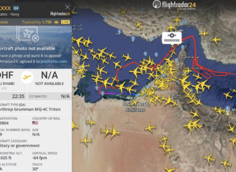 ABŞ hərbi təyyarəsi İran sahillərinə yaxınlaşdı