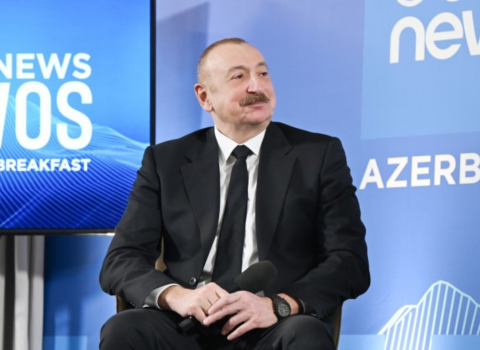 İlham Əliyev “Euronews”a müsahibə verdi – FOTOLAR