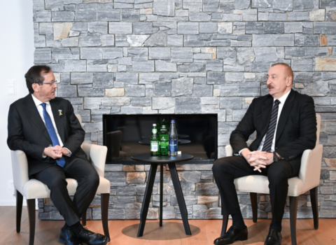 Azərbaycan və İsrail prezidentləri görüşdü
