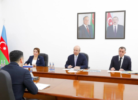 Anar Quliyev Şabranda vətəndaşları qəbul edib