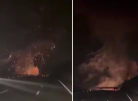 F-16-nın qəzaya uğradığı an – VİDEO