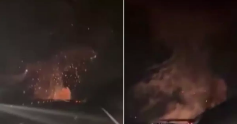 F-16-nın qəzaya uğradığı an – VİDEO