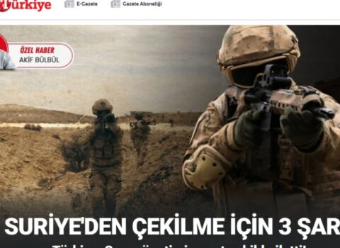 Ankara qoşunlarını Suriyadan çıxarmaq üçün üç şərt sürdü