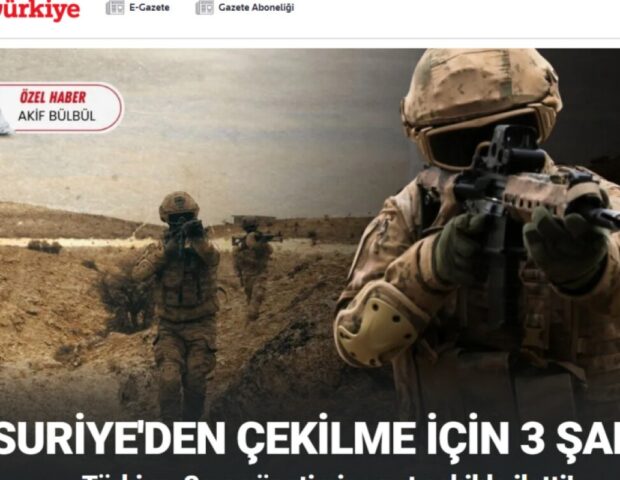 Ankara qoşunlarını Suriyadan çıxarmaq üçün üç şərt sürdü