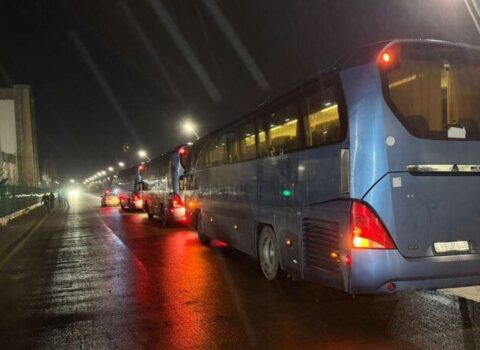 Astara sərhədində təxliyə üçün avtobuslar hazır vəziyyətə gətirildi – FOTO