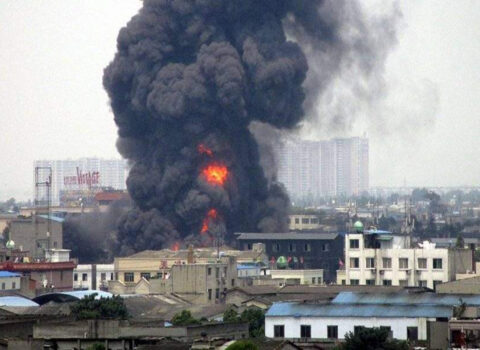 Müəssisədə baş verən partlayış nəticəsində səkkiz nəfər öldü