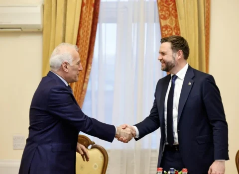 Ermənistan Prezidenti Cey Di Venslə görüşdü