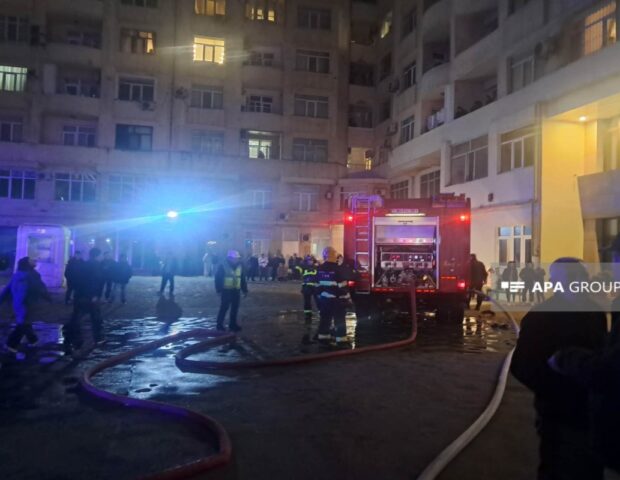 Bakıda bina YANIR – VİDEO