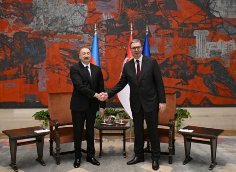 Prezident İlham Əliyev Aleksandar Vuçiçlə görüşü ilə bağlı paylaşım edib