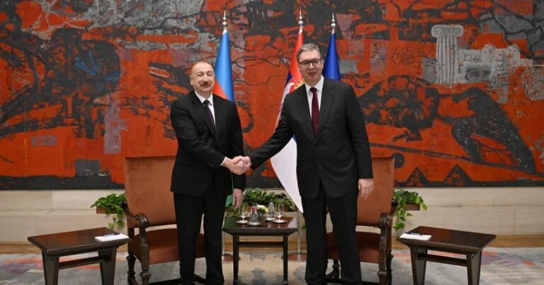 Prezident İlham Əliyev Aleksandar Vuçiçlə görüşü ilə bağlı paylaşım edib