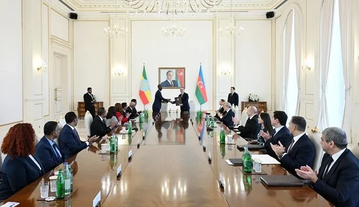 Efiopiya ilə bir sıra sənədlər imzalandı – Foto