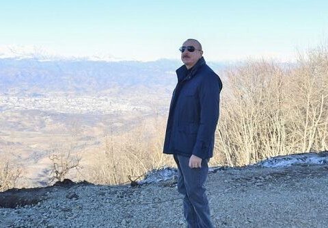 İlham Əliyev Xocavəndə getdi