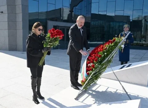 Prezident Xocalı Soyqırımı Memorialının açılışında…