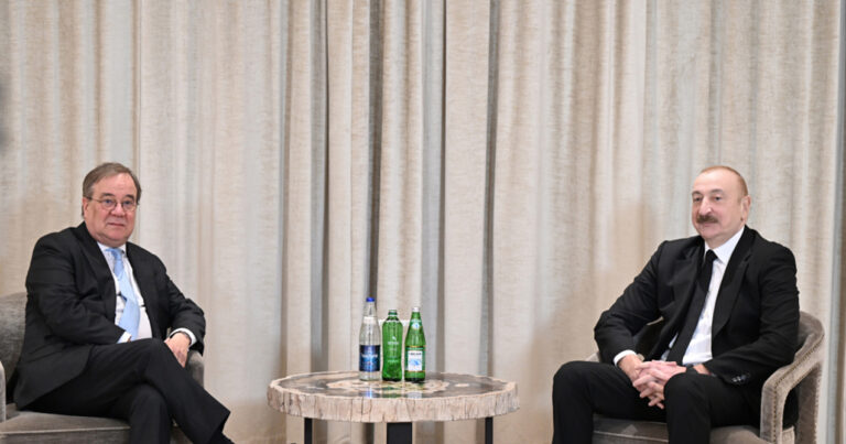 Prezident Münxendə görüş keçirdi – Fotolar