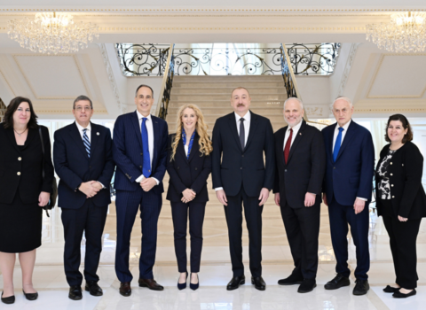 Prezident daha bir qəbul keçirdi – FOTOLAR