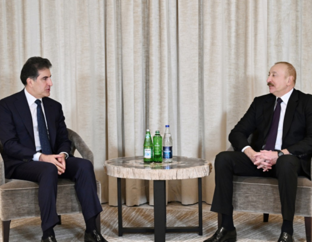 İlham Əliyev Münxendə Neçirvan Bərzani ilə görüşdü – FOTO