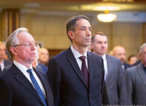 Rəhman Mustafayev Mixail Qaluzinlə görüşdü