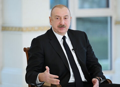 Prezident Münxendə yerli televiziya kanallarına müsahibə verdi – Video