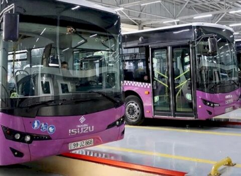 Bakıda daha bir marşrut üzrə avtobuslar yeniləndi