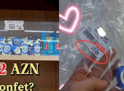 Bakıda kilosu 222 manata satılan konfet müzakirə yaratdı – VİDEO