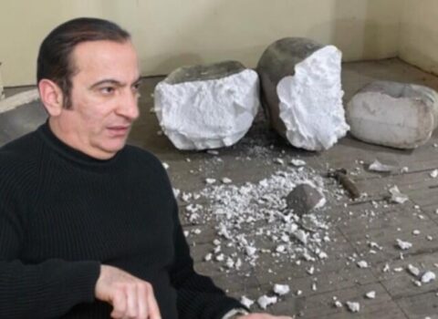 “Qavaldaş nağara” maketi məhv edildi – Məhkəmə bitdi – FOTO