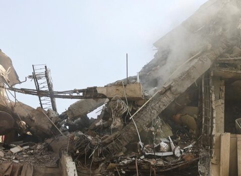 İsrail Tehranda xəstəxananı vurdu – VİDEO