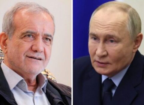 Putin Pezeşkiana başsağlığı verdi