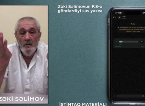 Saxlanılan şəxsin telefonundan Zəki Səlimovla danışıqların audioyazısı aşkar edilib