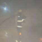 Kürdəmirdə “Mercedes” yandı – VİDEO