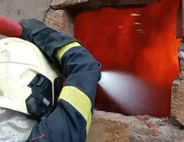 Anbarda baş verən yanğın söndürüldü