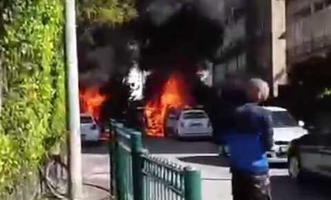 İsrail şəhərləri alovlar içində – VİDEO