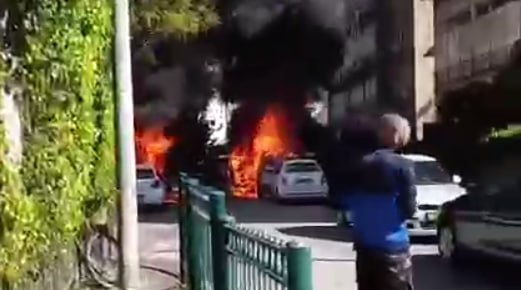 İsrail şəhərləri alovlar içində – VİDEO