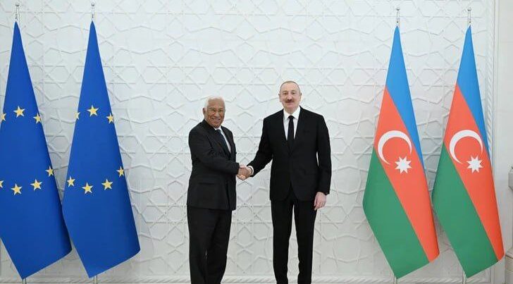 İlham Əliyevin Antonio Koşta ilə təkbətək görüşü keçirilir