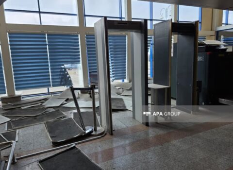 Naxçıvan Hava Limanı İranın dron hücumundan sonra – FOTOLENT