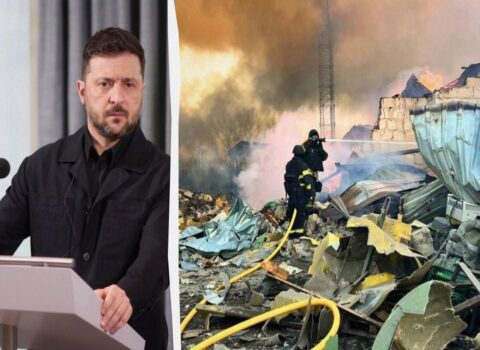 Zelenski Rusiyanın hücumlarından danışıb