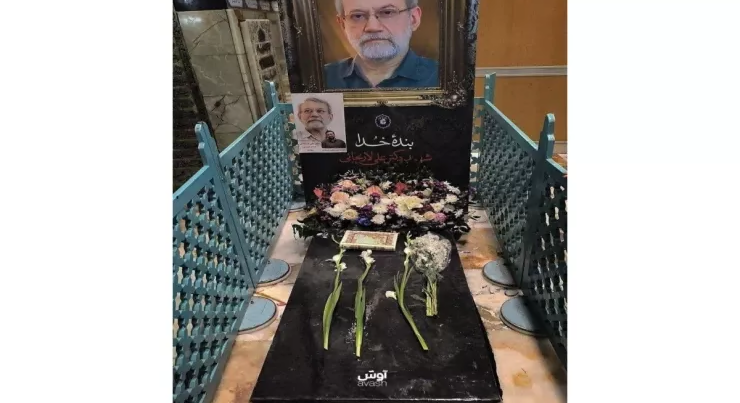 Əli Laricanin məzarının FOTOsu yayıldı
