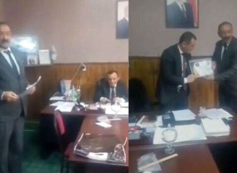 Gədəbəydə “fəxri diplom” alan məmurdan açıqlama: “Özümə nifrət elədim” – VİDEO