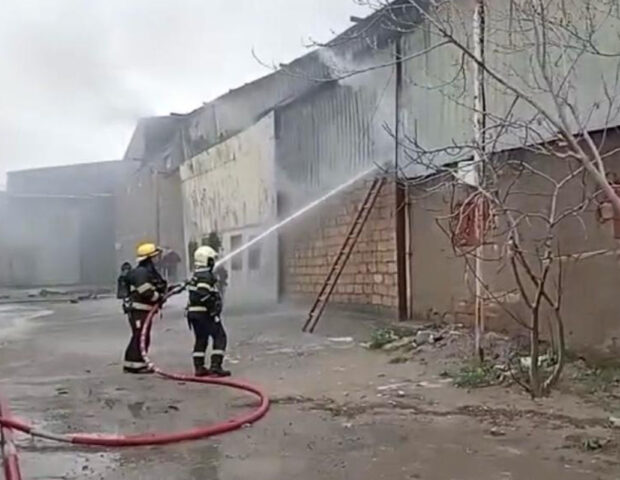 SON DƏQİQƏ: Binəqədidə güclü yanğın başladı – VİDEO