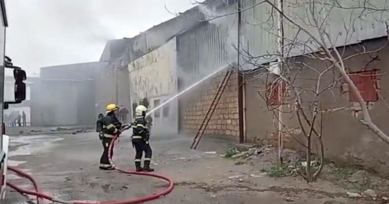 SON DƏQİQƏ: Binəqədidə güclü yanğın başladı – VİDEO