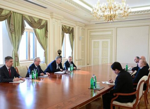 İlham Əliyev Aleksey Overçuku qəbul etdi
