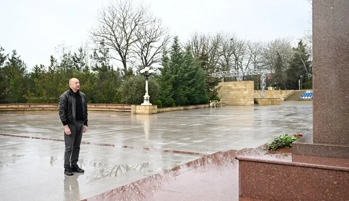 İlham Əliyev Şamaxıda səfərdədir – Foto