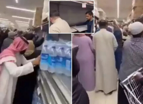 Qida ehtiyatı azaldı, marketlərdə ərzaq davası düşdü – VİDEO