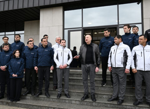 Ölkəmizdə ən böyük körpü gələn il istifadəyə veriləcək – Video